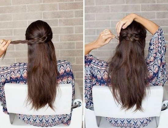 Как собрать длинные волосы красиво?