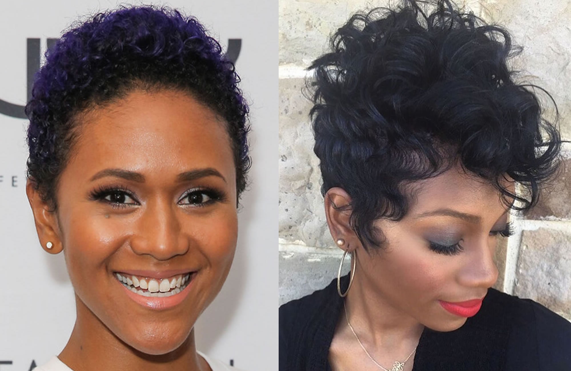 2018 Short Pixie Haircut Images & Hair Colors for Black Women