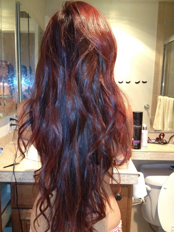 Фото девушек с рыжими волосами со спины   подборка картинок (27)