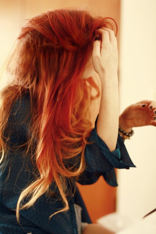 Фото девушек с рыжими волосами со спины   подборка картинок (33)