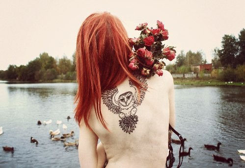 Фото девушек с рыжими волосами со спины   подборка картинок (7)