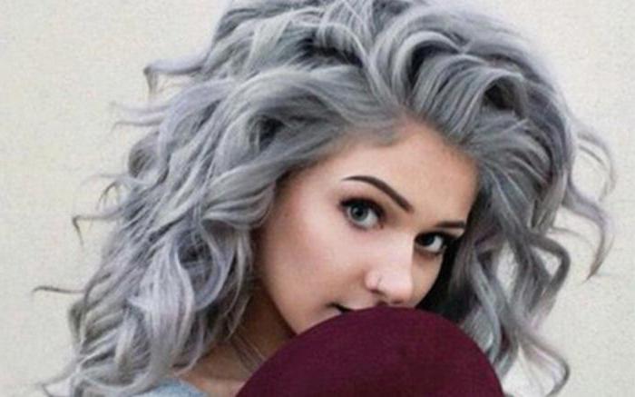 как сделать серебряный цвет волос