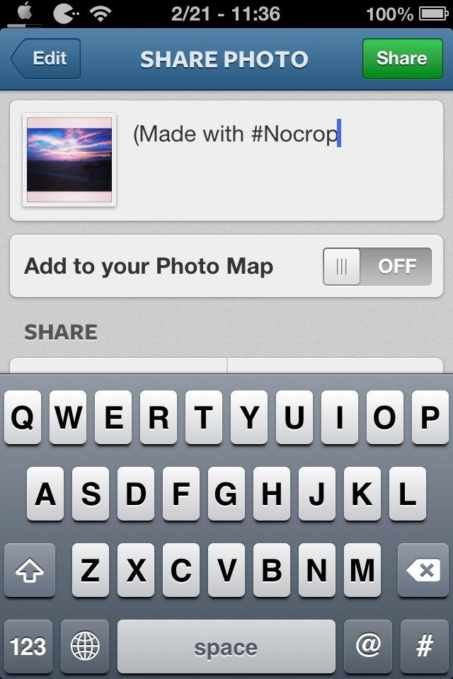 How to Share Any Photo on Instagram Without Cropping It (Using #NoCrop)