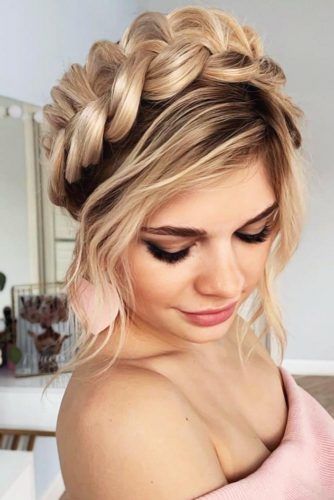 Popular Styles: Big Side Braid, Double Fishtail, And Full Crown #braids #longhair