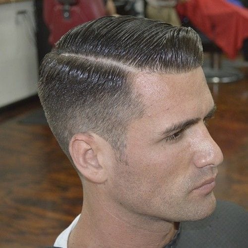Classic Hard Part Haircut