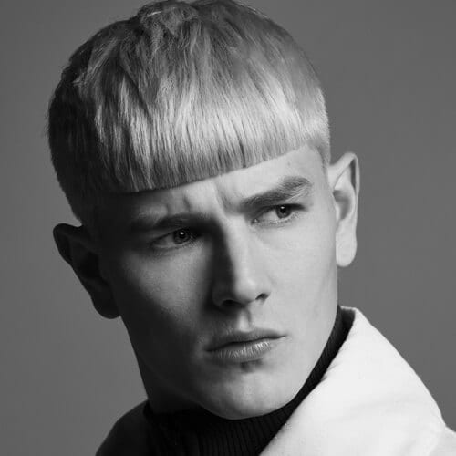 Front Fringe Haircuts for Men with Straight Hair