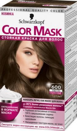 краска для волос Шварцкопф Color Mask 600 «светло-каштановый»