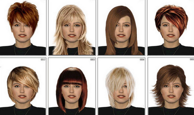 Подбор оттенка волос онлайн по фото бесплатно