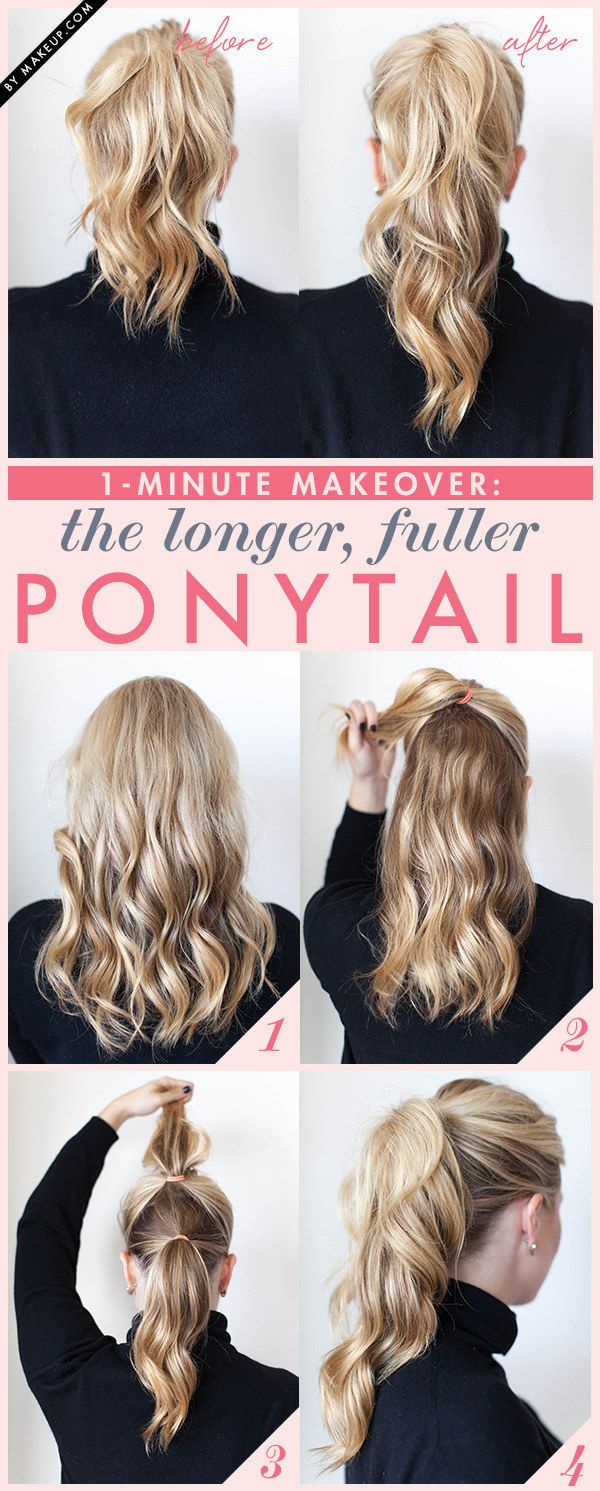 latest ponytail hairstyles for medium length hairs (6)