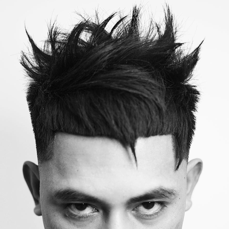 Spiky hairstyles for men with thick hair