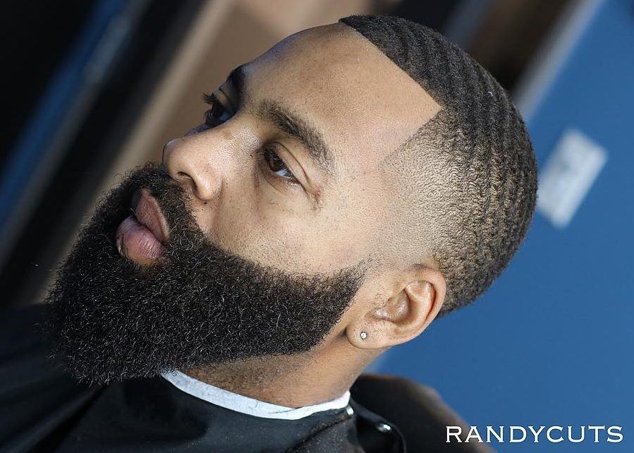 Waves haircut fade	