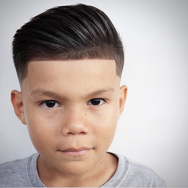 Pompadour Haircut For Boys