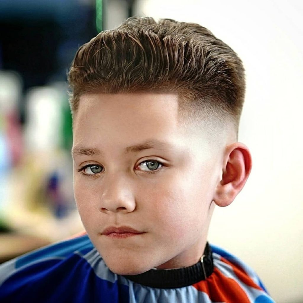 Kids fade haircut for boys